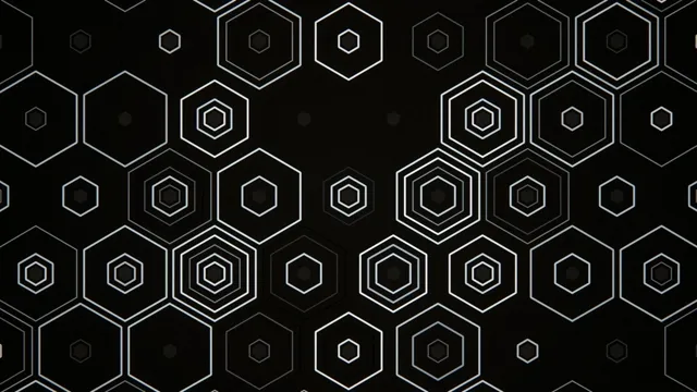 Abstract Geometric Hexagon Pattern - 4K Motion Background