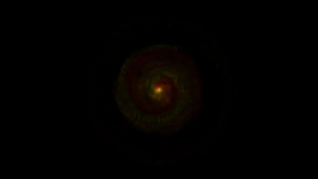 Abstract Glowing Spiral Portal Motion Graphics