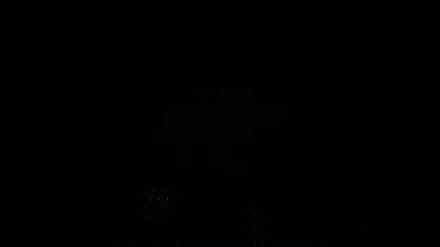 Abstract Gold Particles Floating in Dark Space