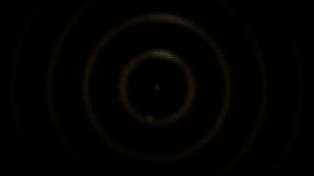 Abstract Golden Circular Tunnel Motion Graphics