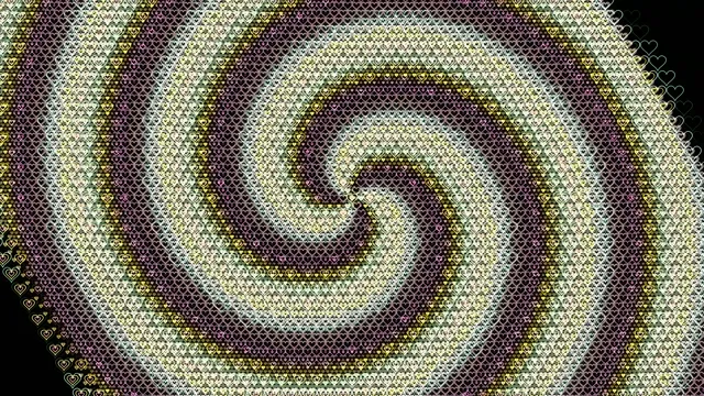 Abstract Heart Pattern Mosaic 4K Motion