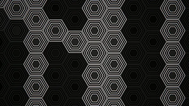 Abstract Hexagon Geometric Pattern 4K Animation