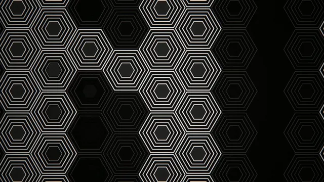 Abstract hexagon geometric pattern 4K UHD widescreen motion background