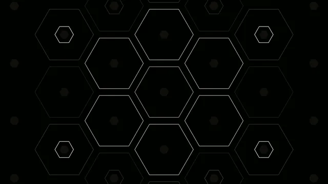Abstract Hexagon Grid Animation 4K Ultra HD