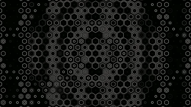 Abstract Hexagon Grid Motion Background 4K