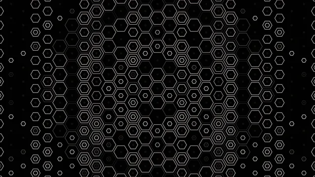 Abstract Hexagon Grid Motion Background 4K
