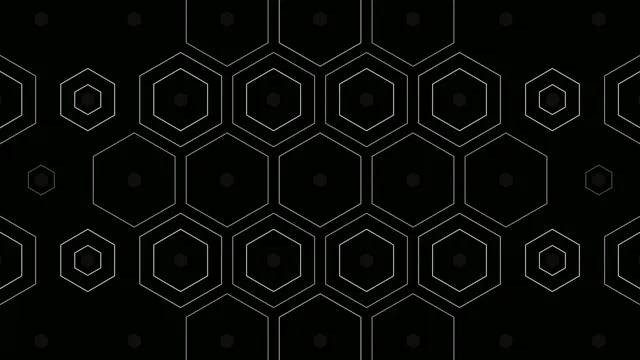 Abstract Hexagon Grid Pattern Motion Graphics 4K
