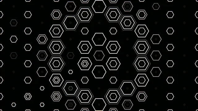 Abstract Hexagon Network Animation 4K