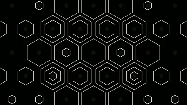 Abstract Hexagon Network Motion Graphics 4K