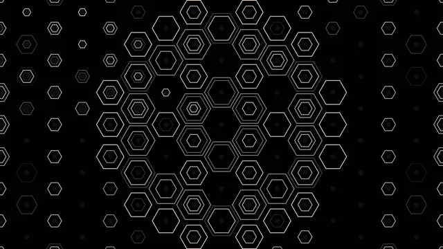 Abstract Hexagon Pattern 4K Motion Graphics Background