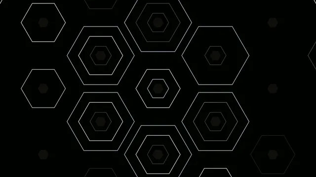 Abstract Hexagon Pattern 4K Ultra HD Animated Background