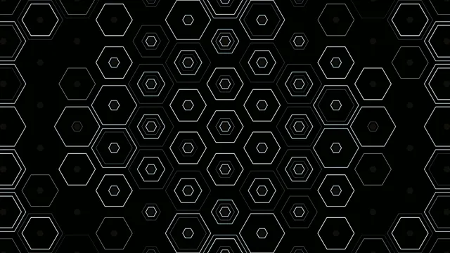 Abstract Hexagon Pattern Animation 4K