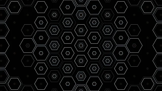 Abstract Hexagon Pattern Animation 4K