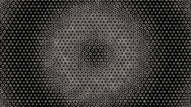 Abstract Hexagon Pattern Motion Background 4K