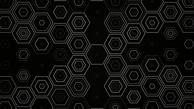 Abstract Hexagon Pattern Motion Background 4K