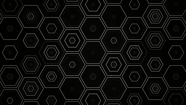 Abstract Hexagon Pattern Motion Graphics 4K