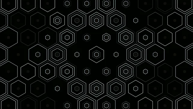 Abstract Hexagon Pattern Motion Graphics 4K