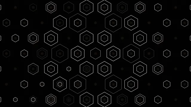 Abstract Hexagon Pattern Motion Graphics 4K