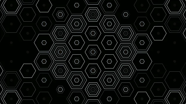 Abstract Hexagon Pattern Motion Graphics 4K