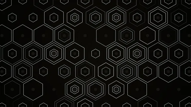 Abstract Hexagon Pattern Motion Graphics 4K