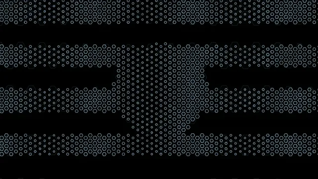 Abstract Hexagon Pattern Motion Graphics 4K