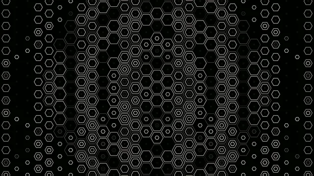 Abstract Hexagon Pattern Motion Graphics 4K