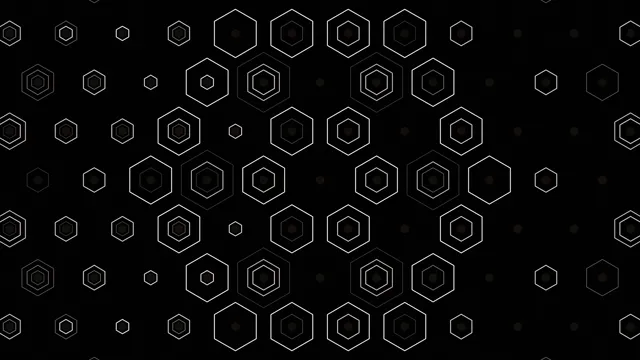 Abstract Hexagon Pattern Motion Graphics 4K