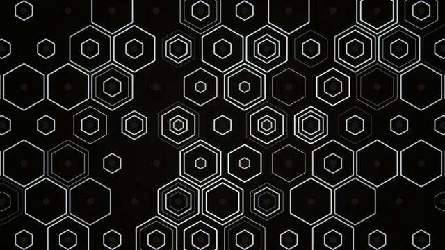 Abstract Hexagon Pattern Motion Graphics 4K