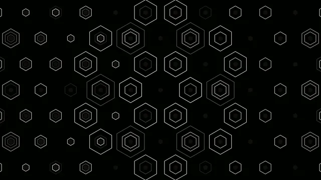 Abstract Hexagon Pattern Motion Graphics 4K