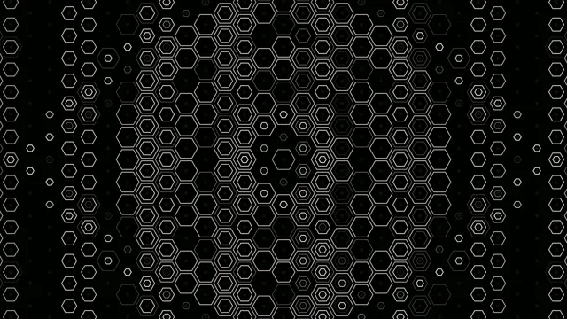 Abstract Hexagon Pattern Motion Graphics 4K