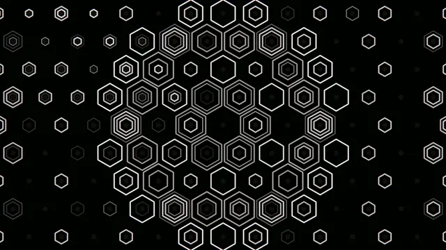 Abstract Hexagon Pattern Motion Graphics 4K