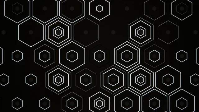Abstract Hexagon Pattern Motion Graphics 4K