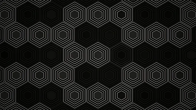 Abstract Hexagon Pattern Motion Graphics Animation