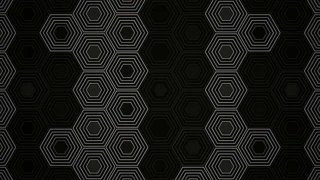 Abstract Hexagon Pattern Motion Graphics Background