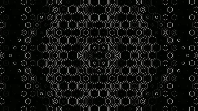 Abstract Hexagonal Honeycomb Pattern 4K Loop