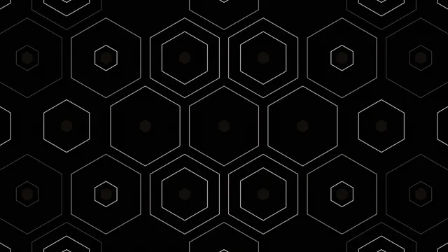Abstract Hexagonal Pattern Motion Graphics Loop