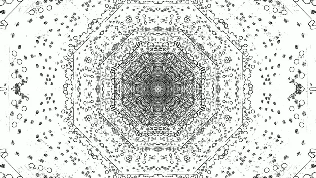 Abstract Mandala VJ Loop | Intricate Geometric Patterns Screensaver 4K 60fps