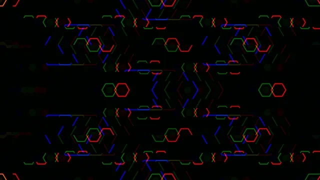 Abstract neon circuit pattern 4K UHD widescreen motion background