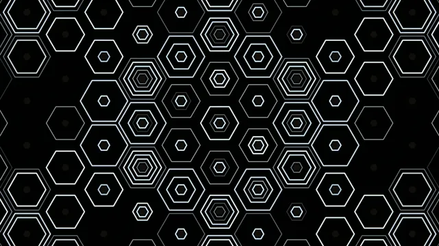Abstract Neon Hexagons 4K Animated Background