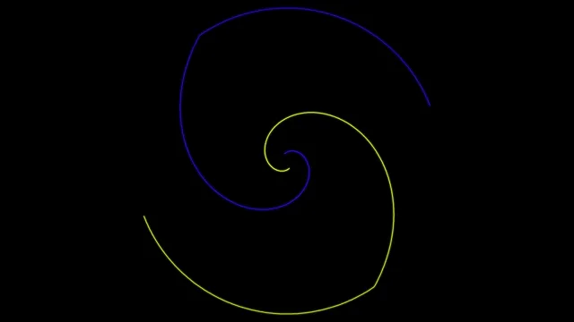 Abstract Neon Spiral Loop Animation 4K