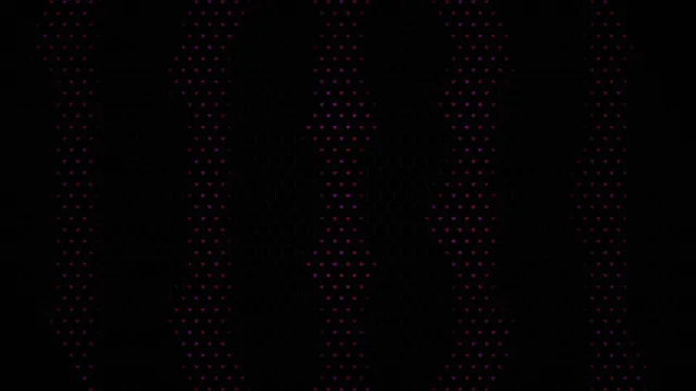 Abstract Pink Particle Wave Motion on Black Background