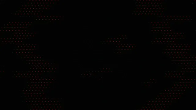 Abstract Red Particle Grid on Black Background