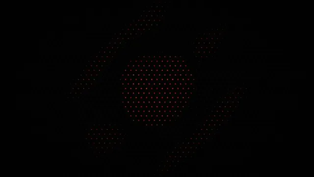 Abstract Red Particle Sphere Animation 4K