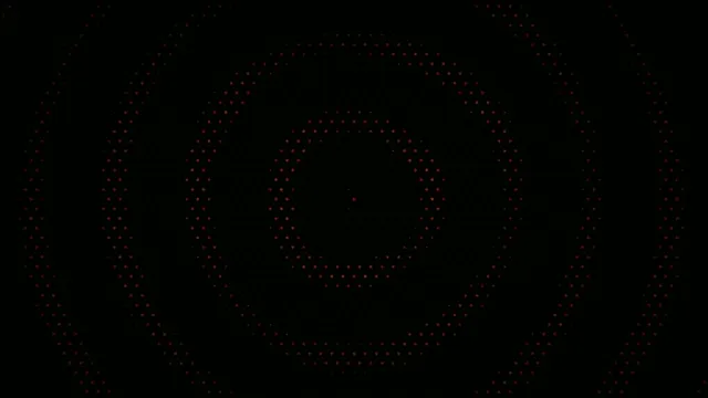 Abstract Red Particle Wave Motion Graphics 4K