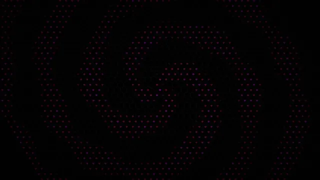 Abstract Red Pink Dots Digital Network Animation 4K