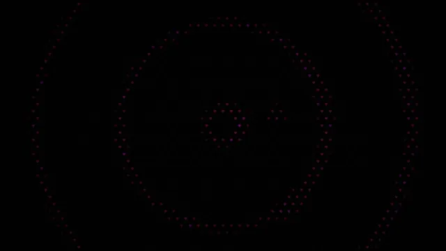 Abstract Red Pink Particle Network Loop 4K