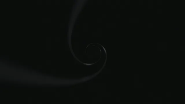 Abstract Spiral Light Vortex on Black Background