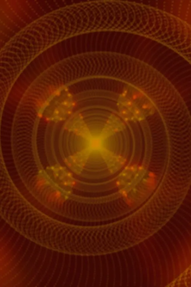 নিয়ন টানেল সোনালি কক্ষ সর্পিল 2:3 ফটো পোর্ট্রেট 60fps স্ক্রিনসেভার VJLoops