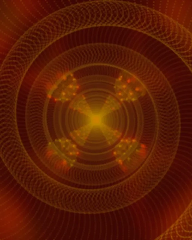 Neoon Tunnel Kuldne Kera Keeris VJ Loop 4:5 Instagram 60fps Ekraanisäästja