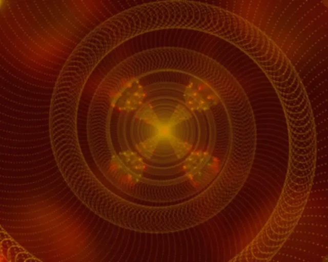 Neoon Tunnel Kuldne Orbiit Keeris Ekraanisäästja 5:4 industrial 60fps VJ loop